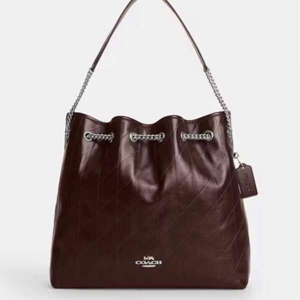Túi Evelyn Large Shoulder Bag with Quilting